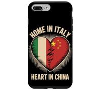 Home in Italy Heart in China Chinese Roots Italian Coque pour iPhone 7 Plus/8 Plus