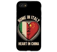 Home in Italy Heart in China Chinese Roots Italian Coque pour iPhone SE (2020) / 7/8