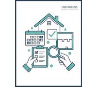 Home Inspector Scheduling Calendar and Appointment Tracker: Undated Daily Planner for Work Management with Hourly Sections for Inspection Scheduling, ... Realtors, Property Assessment Professionals