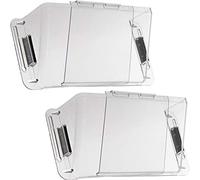 Home Intuition Lot de 2 déflecteurs de Chaleur et d'air magnétiques réglables pour Les grilles d'aération, Les parois latérales et Le Plafond