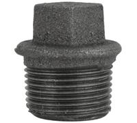 Home Invasion - Bouchon mâle - Fonte Noire - Fileté - 1'' - 26x34 mm