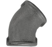 Home Invasion - Coude 45° - Fonte Noire - F/F - Fileté - 1'' - 26x34 mm