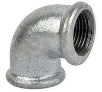 Home Invasion - Coude 90° - Fonte Galvanisée - F/F - 1/2'' - 15x21 mm