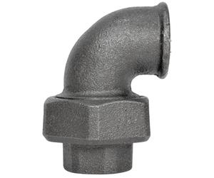 Home Invasion - Coude Union - Fonte Noire - F/F - Fileté - 1/2'' - 15x21 mm