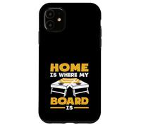Home is Where My Board is Cornhole Lover Coque pour iPhone 11