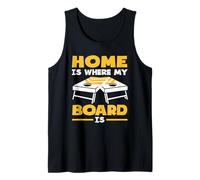 Home is Where My Board is Cornhole Lover Débardeur