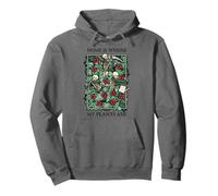 Home is Where My Plants are Skull Flower Squelette Jardinier Sweat à Capuche