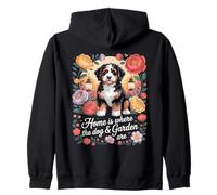 Home is Where The Dog and Garden are Berese Sweat à Capuche