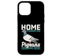 Home is Where The Pigeons are Bird Lover Ornithologie Coque pour iPhone 12 Mini