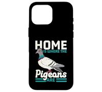 Home is Where The Pigeons are Bird Lover Ornithologie Coque pour iPhone 16 Pro Max