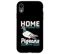 Home is Where The Pigeons are Bird Lover Ornithologie Coque pour iPhone XR
