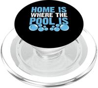 Home is Where The Pool is PopSockets PopGrip pour MagSafe