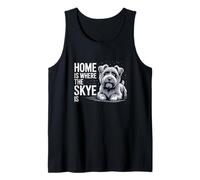 Home is Where The Skye is Cute Terrier Lover Chien écossais Débardeur