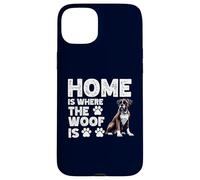 Home is Where The Woof is Boxer Dog Lover & Owner Coque pour iPhone 15 Plus