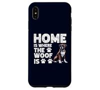 Home is Where The Woof is Boxer Dog Lover & Owner Coque pour iPhone XS Max