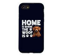 Home is Where The Woof is Cute Kokoni Greece, propriétaire d'un Amoureux des Chiens Coque pour iPhone SE (2020) / 7/8