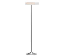 HOME It® Chauffage sur Pied Réglable en Hauteur | Chauffage de Terrasse Electrique Infrarouge 2000W, 4 Niveaux, IP34 pour Balcon, Jardin, Argent