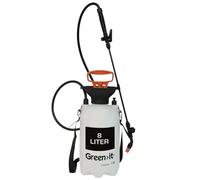 Home IT® Garden Pulvérisateur à Pression 8L avec Pompe - Buse Réglable, Sangle, Soupape de Sécurité - Anti-Mousse, Désherbage, Nettoyage Terrasse - Réservoir UV Résistant, Noir