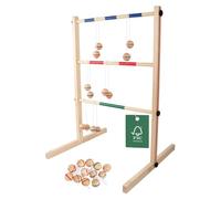 Home IT® Jeu de Ladder Golf Premium - 88x61x60 cm - Jeu d’adresse extérieur avec 6 Boules - pour Jardin, Camping ou Plage - Famille et Amis