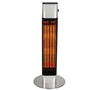 HOME It® Mini Chauffage Exterieur Terrasse sur Pied | Chauffage Terrasse Infrarouge Carbone 1200W, Compact & Portable, Étanche IP55, Sécurité Anti-Basculement