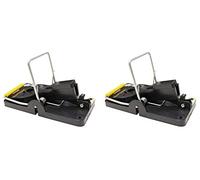 HOME It® Powertrap Piège à Souris Lot de 2 - piège mécanique Extra Puissant, Format Compact, déclenchement Rapide, ABS, 10,5 × 5 × 6 cm