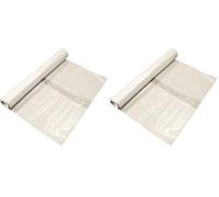 HOME It® Sacs Poubelle Transparents 160L - Lot de 20, Plastique LDPE Résistant 90 microns, Ultra Robustes et Durables, 800x1250 mm, Idéal pour Déchets Lourds