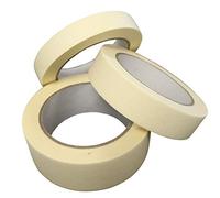 HOME IT® Work Lot de 3 Rubans de Masquage - 19 mm 25 mm 38 mm x 50 m - Ruban Adhésif pour Peinture Intérieure - Finition Propre - Facile à Retirer - Protection Sols et Murs