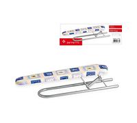 Home Jeannette de repassage, housse en tissu, gris/multicolore, 53x13x4 cm