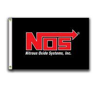 Home King Nitrous Oxide Systems Bannière de drapeau 100 % polyester, tête en toile avec œillets en métal 0,9 x 1,5 m