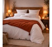 HOME LINGE PASSION Bout de Lit/Édredon/Chemin de lit Terracotta 90x200 cm