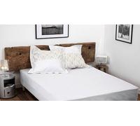 Home Linge Passion - Drap Housse 100% Coton 140x190 cm - Bonnet 25 cm - Blanc