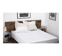 Home Linge Passion Drap Housse Blanc 140x190 +30 cm 100% Coton 57 Fils (Label Oeko-Tex)