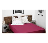 HOME LINGE PASSION, Drap Housse Fuchsia BAIKAL 180x200 +30 cm 100% Coton 57 Fils (Label Oeko-TEX)