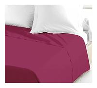 Drap plat uni 2 personnes 100% coton