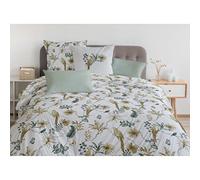 Home Linge Passion, Housse de Couette - 3 Pièces, 100% Coton - 57 Fils, 2 Personnes - 240x260 cm, CAMOPI Blanc