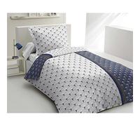 Home Linge Passion - Le Rainbow Parure de Couette 100% Coton Couleurs - Bleu, MATIÈRE - 100% Coton, Tailles - 140 x 200 cm