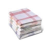 HOME LINGE PASSION Lot de 6 Torchons de Cuisine, Multicolore, 50x70 cm | 100% coton