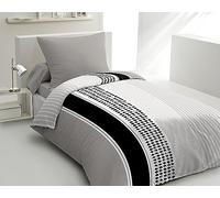 Home Linge Passion Parure DE Couette 140x200 Mimosa Noir