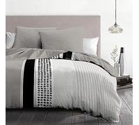 Home Linge Passion Parure DE Couette 220x240 Mimosa Noir