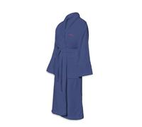 HOME LINGE PASSION PEIGNOIRS BRODE LE TEMPS D'UN BAIN 500 G BLEU TAILLE M