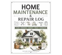 Home Maintenance & Repair Log: The Essential Homeowners Record Book for Repairs, Upkeep, and Improvement Projects | Large Print House Maintenance Organizer for Property Owners