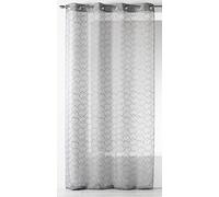 Home Maison 09443-8-AL Voilage Etamine/Polyester Gris 1 x 140 cm