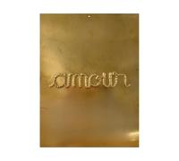 Homemaison - Déco Murale Laiton Martelé Amour - Métal 100% Laiton - Finition Artisanale et Martelée - Design Élégant pour Intérieur Moderne ou Vintage - 20 x 15 cm - Doré