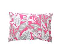 HOME MAISON Decostars - Coussin déhoussable extérieur à Motifs Polyester Fuchsia 45x60 cm