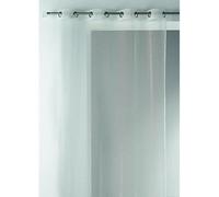 Home Maison HM6909302 Voilage Uni Maille Filet Polyester Ivoire 140 x 260 cm