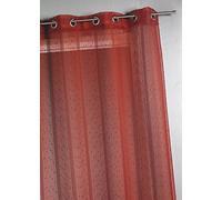 Home Maison HM6923308 Voilage Tissé/Fileté à Grande Largeur Polyester Rouge 300 x 240 cm