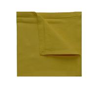 HOME MAISON Sud Etoffe - Serviette de Table Unie et colorée Coton doré 40x40 cm