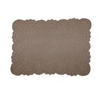 HOME MAISON Sud Etoffe - Set de Table morphée Miel Coton Taupe 30x45 cm