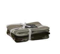 HOME MAISON Sud Etoffe - Torchon Cuisine 50x70 cm Coton Vert 50x70 cm