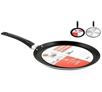 Home Maitre Crêpe Revêtement Antiadhésif, 24 cm, Aluminium, Noir